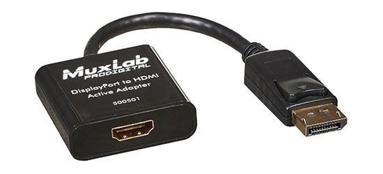 MUXLAB 500501 CONVERTISSEUR VIDEO DisplayPort vers HDMI, active