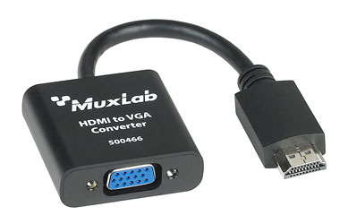MUXLAB 500466 CONVERTISSEUR VIDEO HMDI vers convertisseur VGA