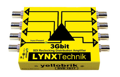 LYNX YELLOBRIK DVD 1817 AMPLIFICATEUR DE DISTRIBUTION vidéo, 1>7, 3G/HD/SD-SDI