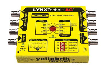 LYNX YELLOBRIK SPG 1708 SYNC PULSE GENERATOR 3x HD tri-level/3x SD bi-level, genlockn