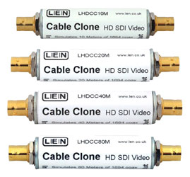 LEN LHDCC1248M KIT CLONE CABLE VIDEO HD SDI 1x 10,20.40 et 80m, boîtier, pochette câbles, adapt.
