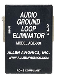 ALLEN AVIONICS AGL-600 TRANSFO D'ISOLATION DE MASSE AUDIO 600ohms