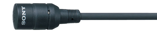 SONY ECM-44BC MICRO CRAVATE omni-directionnel, connecteur Hirose SCM 4pts, noir