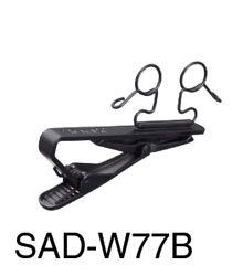 SONY SAD-W77B PINCE CROCODILE pour 2x série ECM-77, horizontale, noir