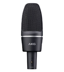 AKG C3000 MICRO condensateur grand diaphragme, cardioïde, noir