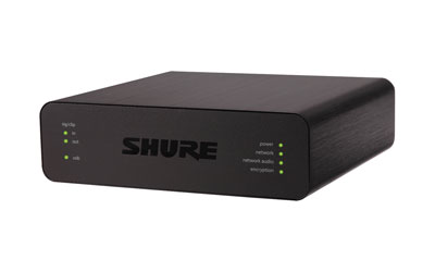 SHURE ANIUSB-MATRIX INTER. AUDIO RÉSEAU 4x entr.Dante,2x sortie Dante,1x en./sort.audio,en./sort.USB