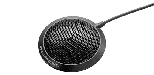 AUDIO-TECHNICA ATR4697 MICRO de surface, condensateur omni, uniquement pile, jack 3.5mm 2pts