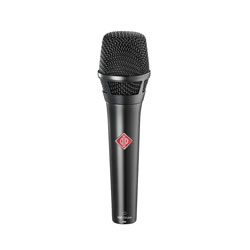 NEUMANN KMS 104 PLUS BK MICROPHONE CHANT à main, condens, cardioïde, filtre passe-haut étendu, noir