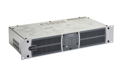 CLOUD CA2250 AMPLIFICATEUR DE PUISSANCE 70/100V/4/8ohm, 2x 250W, option Dante, install.en rack 2U