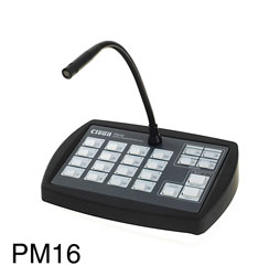 CLOUD PM16 MICRO D´APPEL console, col de cygne, 16x zones, numérique