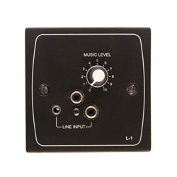 CLOUD L-1B PLAQUE Dne RCA, 1x jack 3.5mm, asymétrique, contrôle de gain, noir