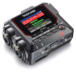 TASCAM FR-AV2 ENREGISTREUR DE TERRAIN portable, 2 canaux, enregist.flottant 32bit, microSD/SDHC/SDXC