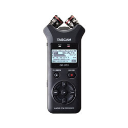 TASCAM DR-07X ENREGISTREUR 2 canaux WAV/MP3, micro SD/SDHC/SDXC,ent.micro/ligne, micro cardio AB/X-Y