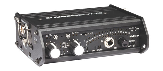 SOUND DEVICES MIXPRE-D PREAMPLI MICRO/MIXETTE PORTABLE double bus, 2 canaux