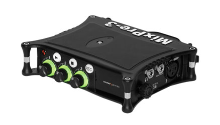 SOUND DEVICES MIXPRE-3 ENREGISTREUR PORTABLE 5 pistes,3 can.,enregistr.32 Bit flottant, 44,1 à 192kHz