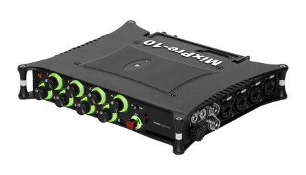 SOUND DEVICES MIXPRE-10 II ENREGISTR.PORT. 10 pistes, 12can.,enregistr.32 Bit flottant, 44,1 à 192kHz