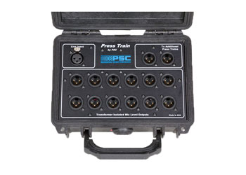 PSC PRESS TRAIN SPLITTEUR DE CONFERENCE audio, passive, entrée ligne, 12x sorties XLR, -40dBu