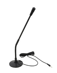 AMPETRONIC ACDTMIC MICRO de table, électret, cardioïde, jack 3.5mm