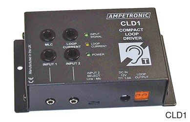 AMPETRONIC CLD1 AMPLI BOUCLE A INDUCTION compact, alim.cc, sans micro ni boucle