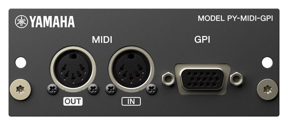 YAMAHA PY-MIDI-GPI CARTE INTERFACE entr./sort. MIDI et connectivité GPI