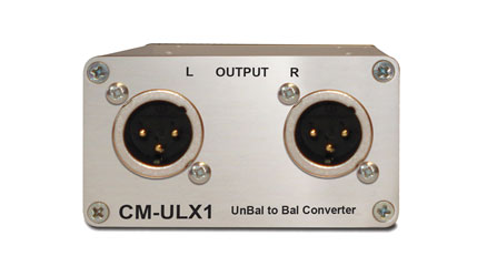 SONIFEX CM-ULX1 INTERFACE PRO passive, RCA asymétrique vers XLR symétrique