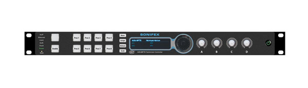 SONIFEX AVN-MPTR TELECOMMANDE TECHNICIEN AES67 AoIP, 10x ports GPIO, activation GPO, install.en rack