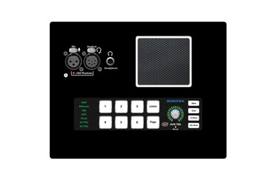 SONIFEX AVN-TB6D INTERCOM TALKBACK 6 touches, AES67 AoIP, de table