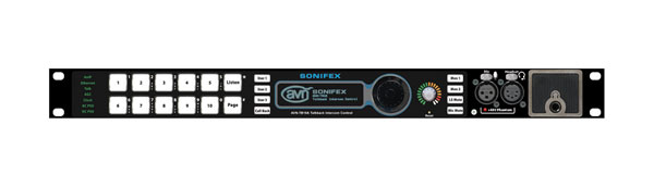 SONIFEX AVN-TB10AR INTERCOM TALKBACK 10 touches, AES67 AoIP, installation en rack