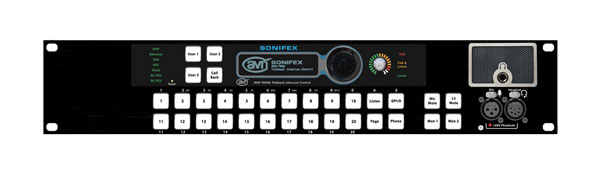 SONIFEX AVN-TB20AR INTERCOM TALKBACK 20 touches, AES67 AoIP, installation en rack