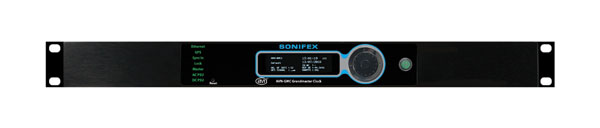 SONIFEX AVN-GMCS HORLOGE MAITRE AES67 AoIP, PTP, RAVENNA, précision TXCO, install.en rack