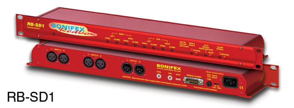 SONIFEX RB-SD1 DETECTEUR DE SILENCE ET COMMUTATION analogique, stéréo, double entrée