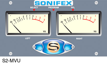 SONIFEX S2-MVU MODULE VU-METRE S2-MVU, pour mixeur S2