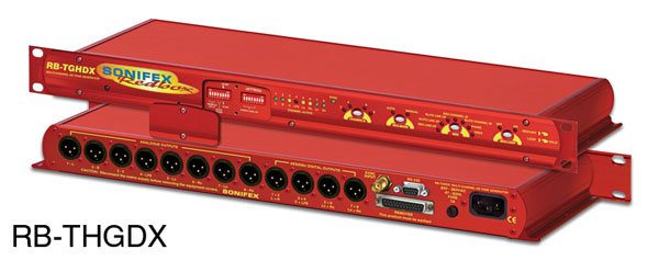 SONIFEX RB-TGHDB GENERATEUR DE TON 8x canaux HD, sorties 8x XLR analogique et 8x XLR AES