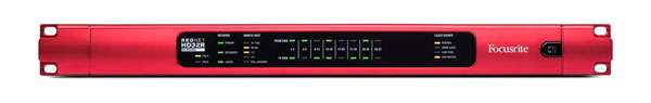 FOCUSRITE REDNET HD32R INTERFACE AUDIO inst.rack, 32x32 E/S Pro Tools HD, E/S Dante, double alim.