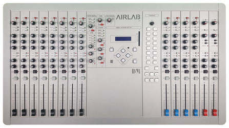 D&R AIRLAB-DT MIXEUR BROADCAST 6x 3 entr.égaliseur, 2x 3 entr.non égaliseur, contrôle,2x module Telco