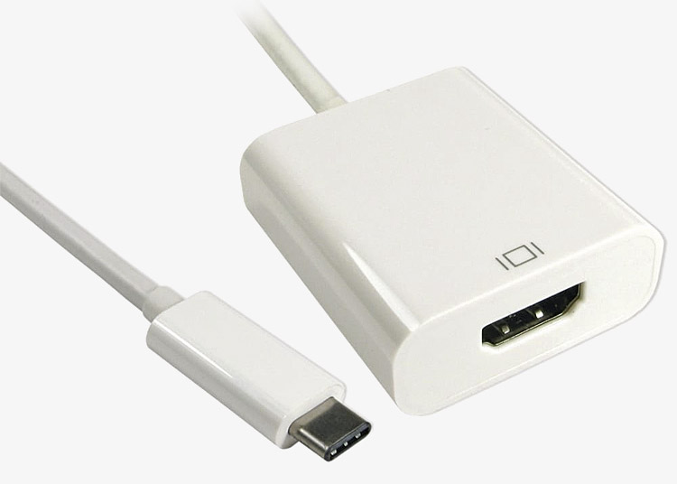 Type C & Micro USB mâle vers HDMI femelle Câble adaptateur pour