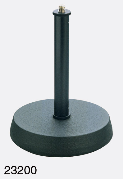 Pied Micro de Table base ronde lourde