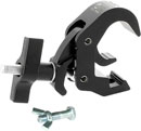 DOUGHTY T58306 TRIGGER CLAMP slimline, collier de serrage + boulon M10 x 25 & écrou papillon, noir