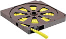 MARQUEURS DE CABLE PTV+45.4, jaune, bobine de 500