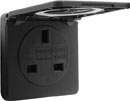 CANFORD CONNECT CN001UK PRISE POUR PANNEAU GB noir, 13A, 250v, IP54