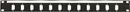 CANFORD PANNEAU DE CONNEXION 1U, 1x12 D-Sub 9pts, sans connecteurs, gris clair