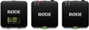 RODE WIRELESS GO GEN 3 RADIOMIC SYSTEM Dual transmitters, 2.4GHz, 32-bit float recording, black