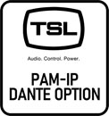 TSL PAM-IP-DANTE-OPTION pour PAM1-IP-3G/PAM2-IP-3G, Dante