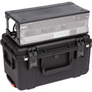 SKB 3I-2011M103U iSERIES FLIGHT RACK dim.internes 229x483x133mm, 3U cage, noir