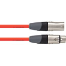 CANFORD CONNECT CABLE XLR3F-XLR3M-HST-3m, rouge