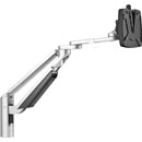 YELLOWTEC m!ka EASYLIFT MKII MONITOR ARM M Bras écran réglable en hauteur, charge 7-15kg, argent