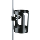 K&M 16022 PORTE GOBELET UNIVERSEL pour contenant de diam.30mm, taille tasse 95mm, noir