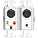 RDL DD-RN31 INTERFACE DANTE bidirectionnelle, micro/ligne, 4x4, entr.XLR/RCA/3.5mm jack, PoE, blanc