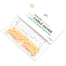 BUBBLEBEE CABLE SAVER pour micro-cravate, beige, pack de 4