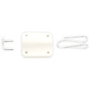 BUBBLEBEE LAV CONCEALER SUPPORT MICRO pour micro cravate SENNHEISER MKE-2, blanc